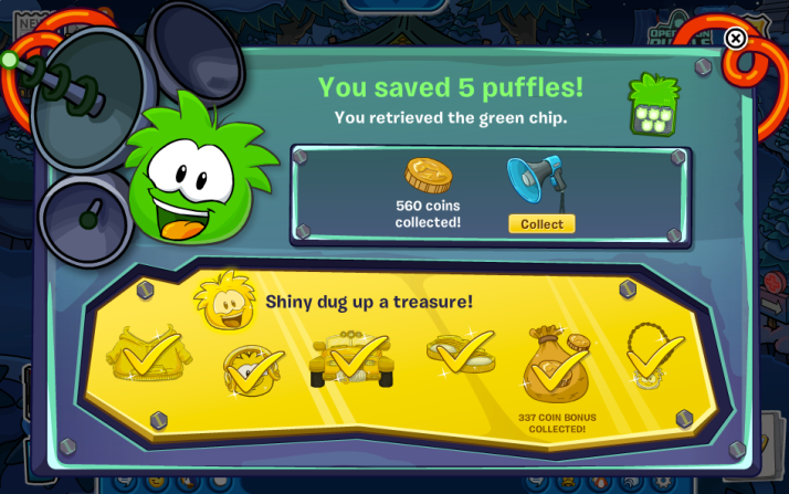 club penguin operation puffle cheats day 5 caught all puffles
